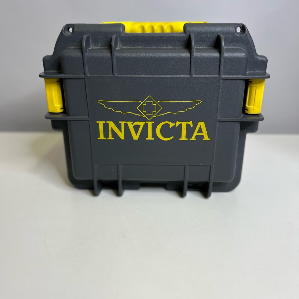 Invicta Black and Yellow Storage Case